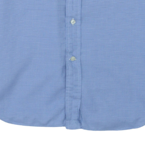 Polo Ralph Lauren Men’s Blue Slim Fit Long Sleeve Cotton Shirt 14.5 37