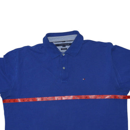 Tommy Hilfiger Men's Blue Classic Fit Cotton Polo Shirt XL