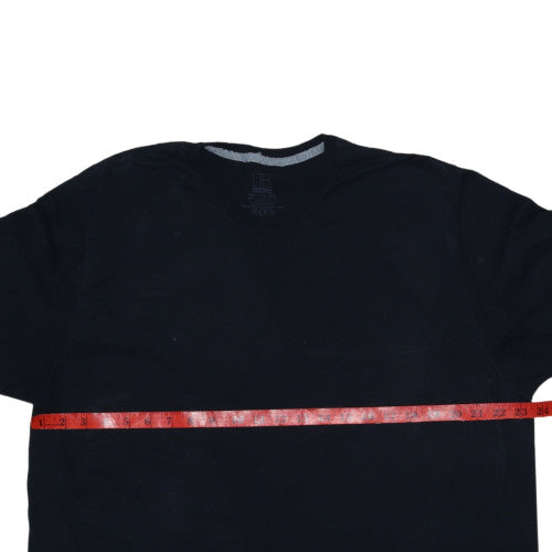 Russell Athletic Men’s 2XL Black Crew Neck Regular Fit T-Shirt
