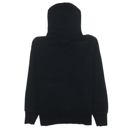 Tommy Jeans Men's Black Pullover Hoodie M Logo Fleece Sweatshirt