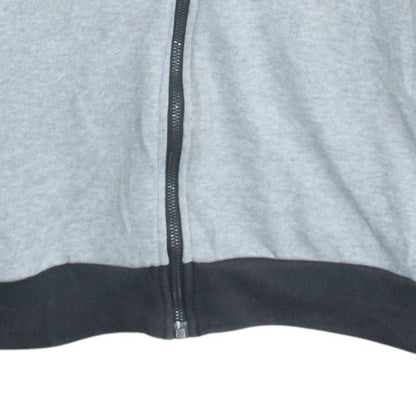 adidas Men's Grey Full Zip Hoodie XL Sports Fleece Jumper