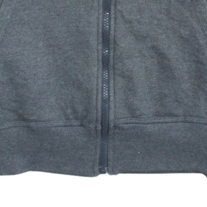 Champion Men’s Grey Full Zip Hoodie Fleece Regular Fit Size S
