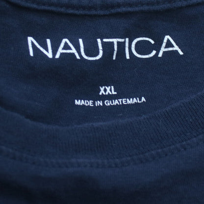 Nautica Men's Blue 2XL Nautical Graphic Crew Neck T-Shirt