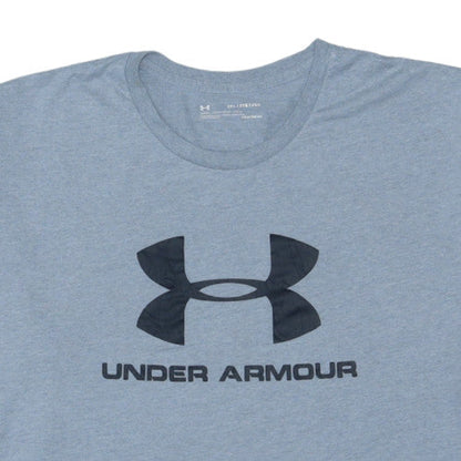 Under Armour Men's Blue 2XL Crew Neck Loose Fit HeatGear T-Shirt