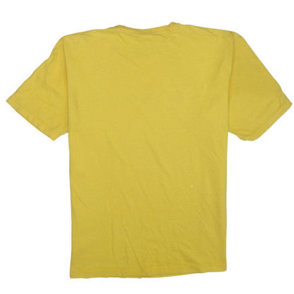 Tommy Jeans Men's Yellow Hilfiger Denim Cotton T-Shirt Size L