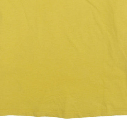 Tommy Jeans Men's Yellow Hilfiger Denim Cotton T-Shirt Size L