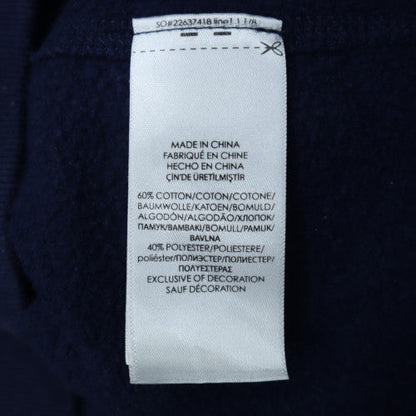 Ralph Lauren Men's Blue Full Zip Hoodie L Regular Fit Cotton Blend