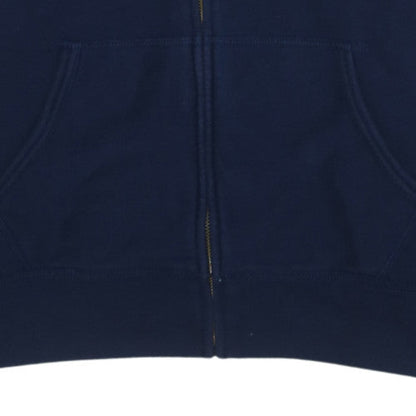 Ralph Lauren Men's Blue Full Zip Hoodie L Regular Fit Cotton Blend
