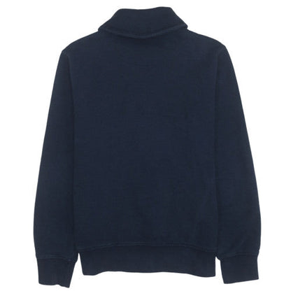 Fred Perry Men's Blue Collared Cotton Cardigan Size L
