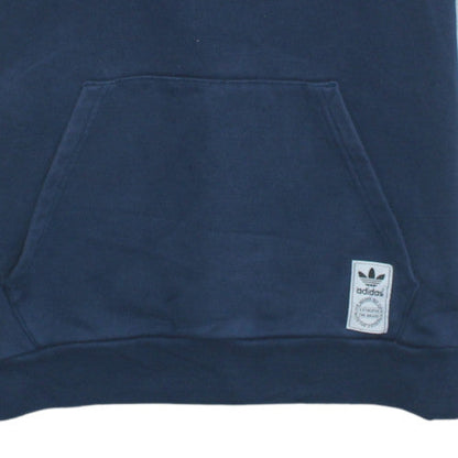 Adidas Men's Blue Pullover Hoodie S Regular Fit Sports Fleece