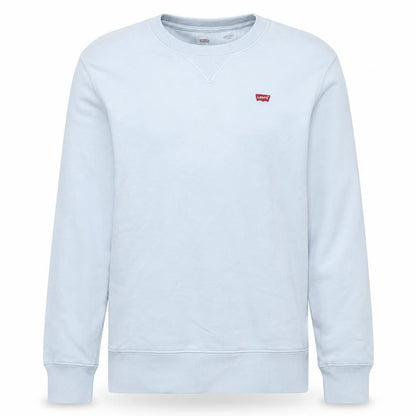 Levi's Men's White Crew Neck Cotton Pullover Sweatshirt Size S