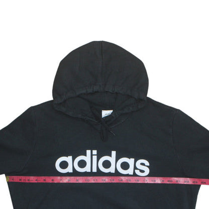 Adidas Men Black 2XL Pullover Hoodie Fleece Sportswear