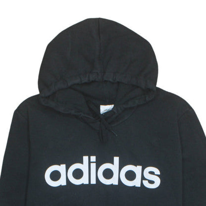 Adidas Men Black 2XL Pullover Hoodie Fleece Sportswear