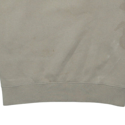 Nike Men's Beige Pullover Sweatshirt M Crew Neck Fleece