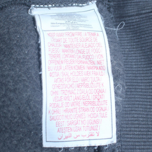 Nike Teens Grey Pullover Hoodie Regular Fit Sportswear M