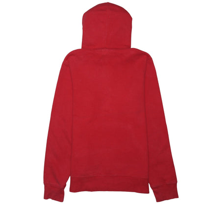 The North Face Men's Red Pullover Hoodie Size S Regular Fit Fleece