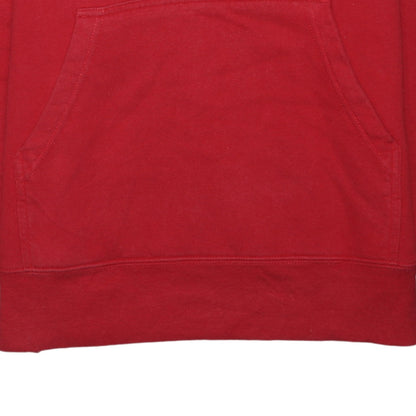The North Face Men's Red Pullover Hoodie Size S Regular Fit Fleece