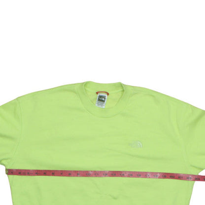 The North Face Men's Green L Crew Neck Cotton Pullover Sweatshirt