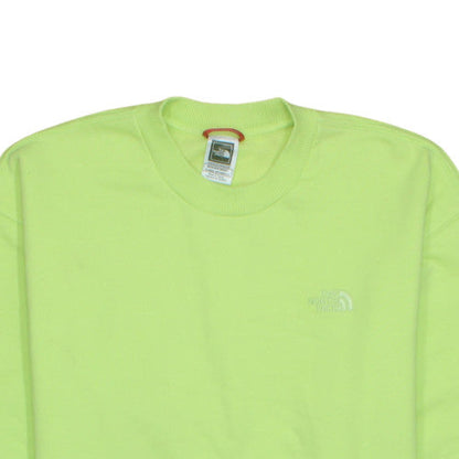 The North Face Men's Green L Crew Neck Cotton Pullover Sweatshirt