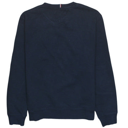 Tommy Hilfiger Men's Blue Logo Pullover Sweatshirt L