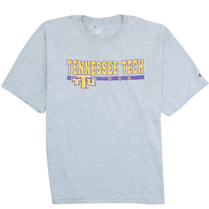 Champion Men's Grey Tennessee Tech Dad 2XL College T-Shirt