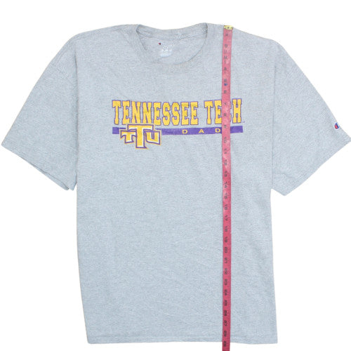 Champion Men's Grey Tennessee Tech Dad 2XL College T-Shirt
