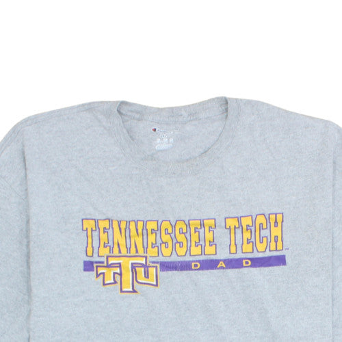 Champion Men's Grey Tennessee Tech Dad 2XL College T-Shirt
