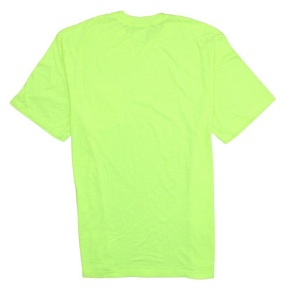 Wrangler Workwear Men's Neon Green 2XLT Crew Neck Short Sleeve T-Shirt