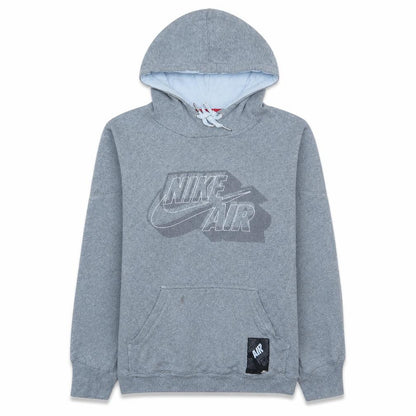 Nike Men’s Grey Pullover Hoodie Small Fleece Long Sleeve Sportswear