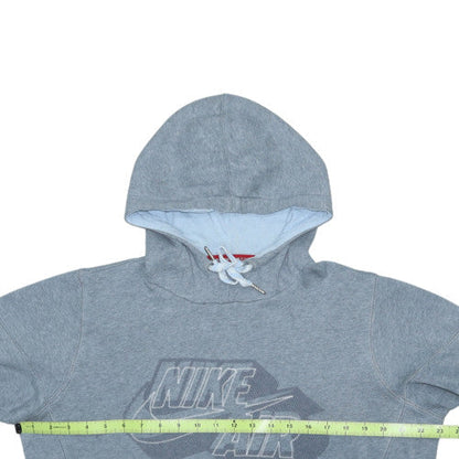 Nike Men’s Grey Pullover Hoodie Small Fleece Long Sleeve Sportswear
