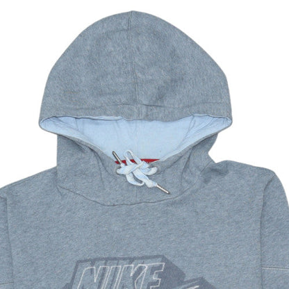 Nike Men’s Grey Pullover Hoodie Small Fleece Long Sleeve Sportswear