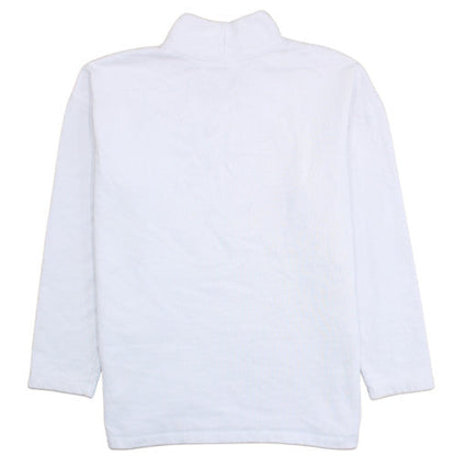 Nike Men's White Roll Neck Cotton Sweatshirt Size L