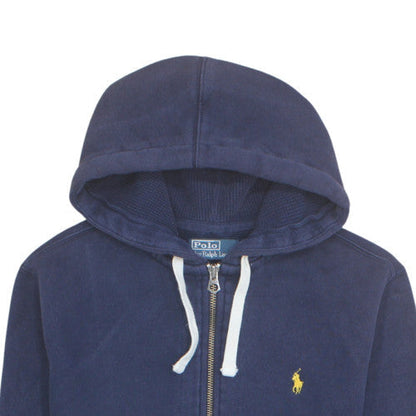 Polo Ralph Lauren Men's Blue Full Zip Hoodie Size M