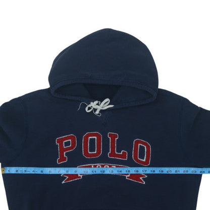 Polo Ralph Lauren Men's Navy Pullover Hoodie Size M Cotton Blend