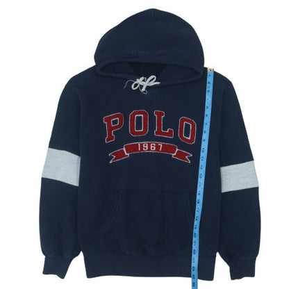 Polo Ralph Lauren Men's Navy Pullover Hoodie Size M Cotton Blend