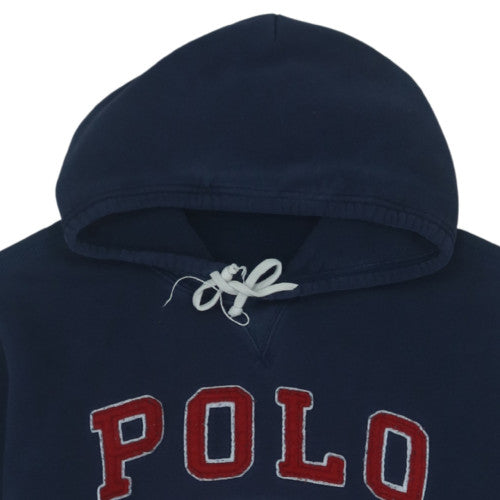 Polo Ralph Lauren Men's Navy Pullover Hoodie Size M Cotton Blend