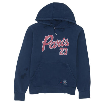 Jordan Paris 23 Blue Pullover Hoodie Men’s Small Fleece Sportswear