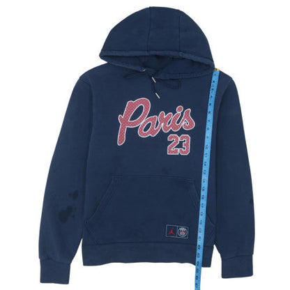 Jordan Paris 23 Blue Pullover Hoodie Men’s Small Fleece Sportswear