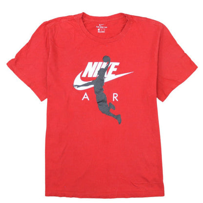 Nike Men’s Red XL Sports Graphic Logo Crew Neck T-Shirt
