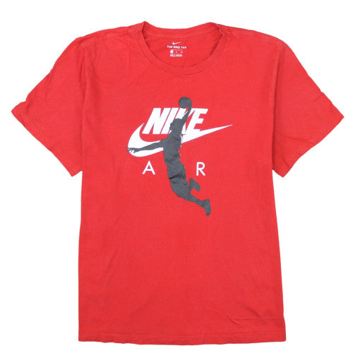 Nike Men’s Red XL Sports Graphic Logo Crew Neck T-Shirt