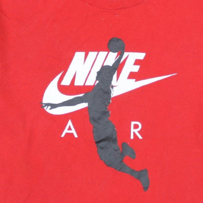 Nike Men’s Red XL Sports Graphic Logo Crew Neck T-Shirt