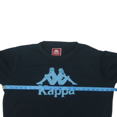 Kappa Men’s Black Large Crew Neck Pullover Sweatshirt