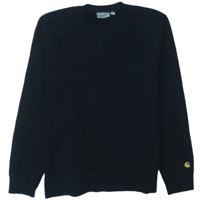 Carhartt Men's Black Pullover Crew Neck Sweatshirt L