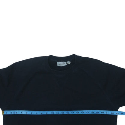 Carhartt Men's Black Pullover Crew Neck Sweatshirt L