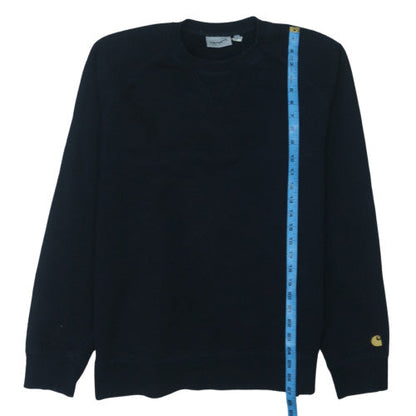 Carhartt Men's Black Pullover Crew Neck Sweatshirt L