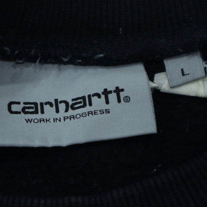Carhartt Men's Black Pullover Crew Neck Sweatshirt L