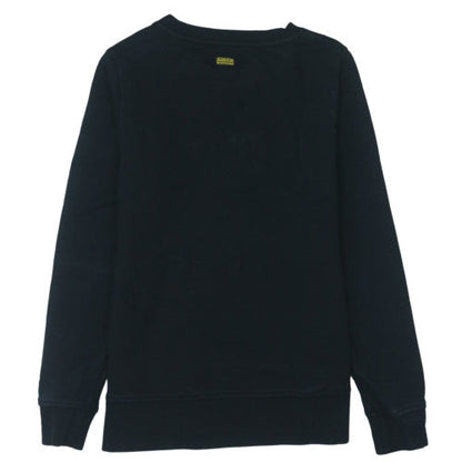 Barbour International Womens Black Size 8 Cotton Logo Sweatshirt