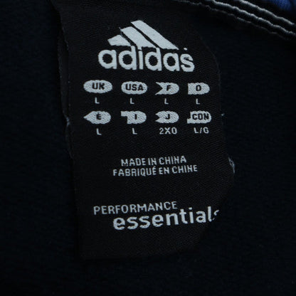 Adidas Men’s Black Full Zip Hoodie L Sports Fleece