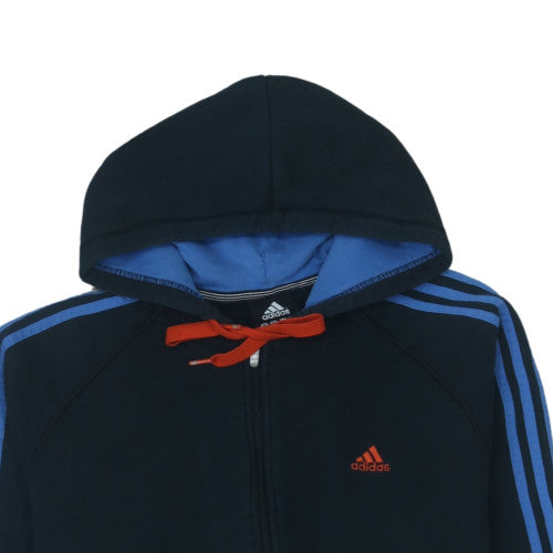 Adidas Men’s Black Full Zip Hoodie L Sports Fleece