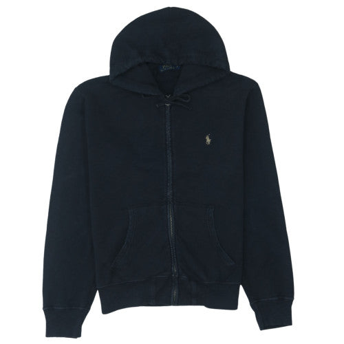 Polo Ralph Lauren Womens Navy Full Zip Hoodie Medium Cotton